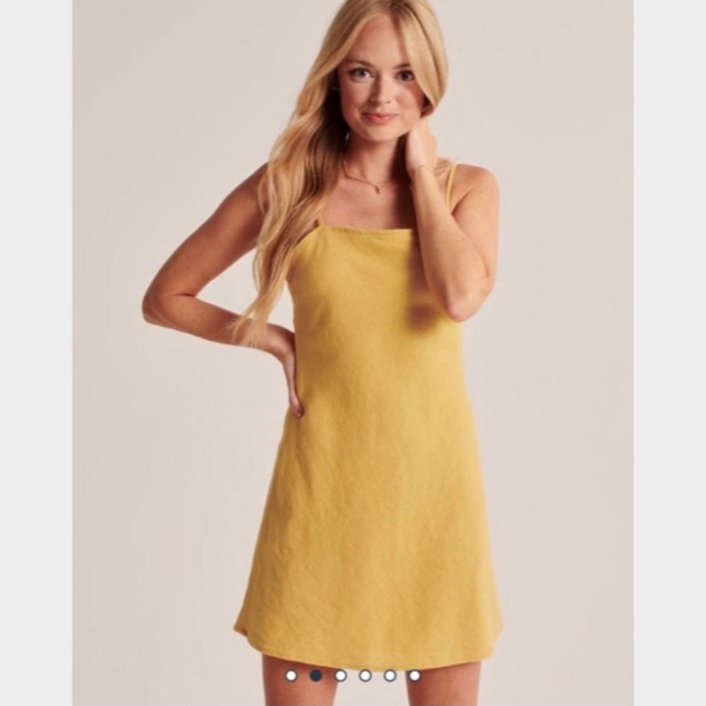 Abercrombie Square-Neck Mini Dress